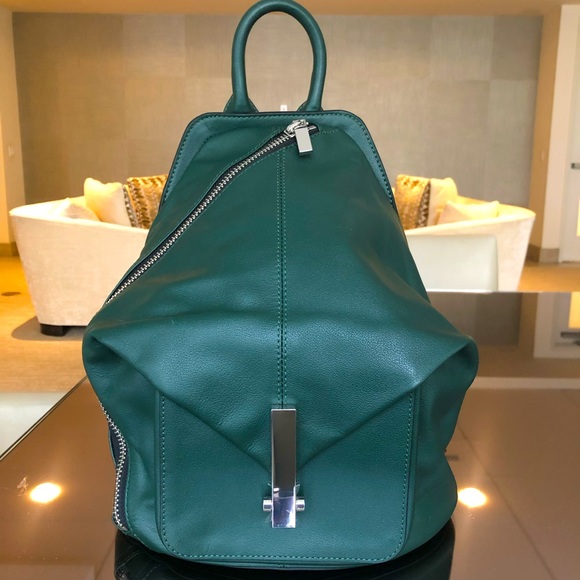 Bags Kendall And Kylie Leather Dark Green Backpack Never Used Comes